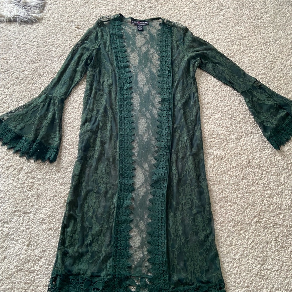 Long sleeve Green cardigan